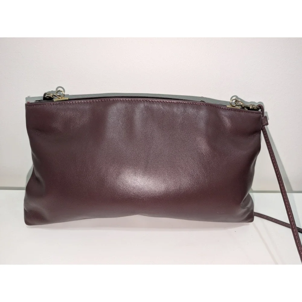 Vintage Shoulder Bag 80s ETIENNE AIGNER Soft Leather Handbag  OXBLOOD Clean 12x7